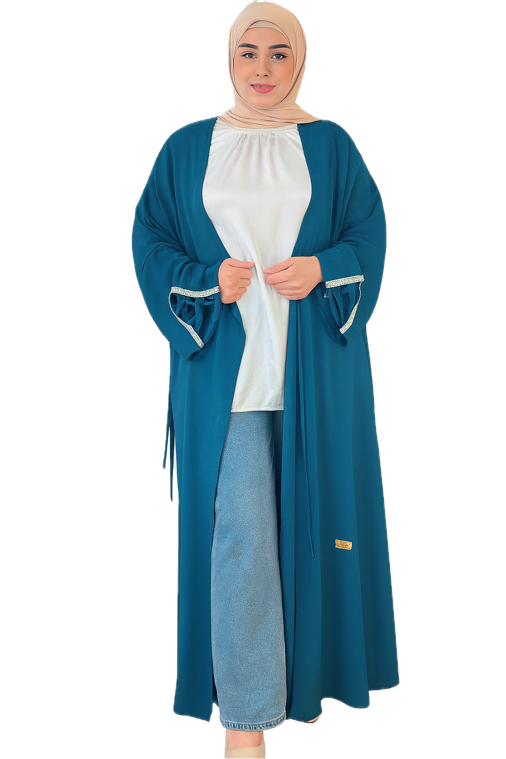 Abaya with an oriental touch