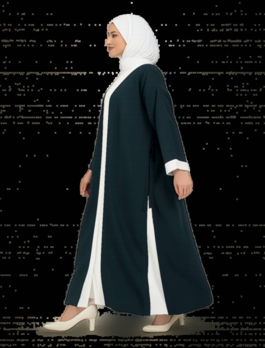 Basic abaya and cardigan