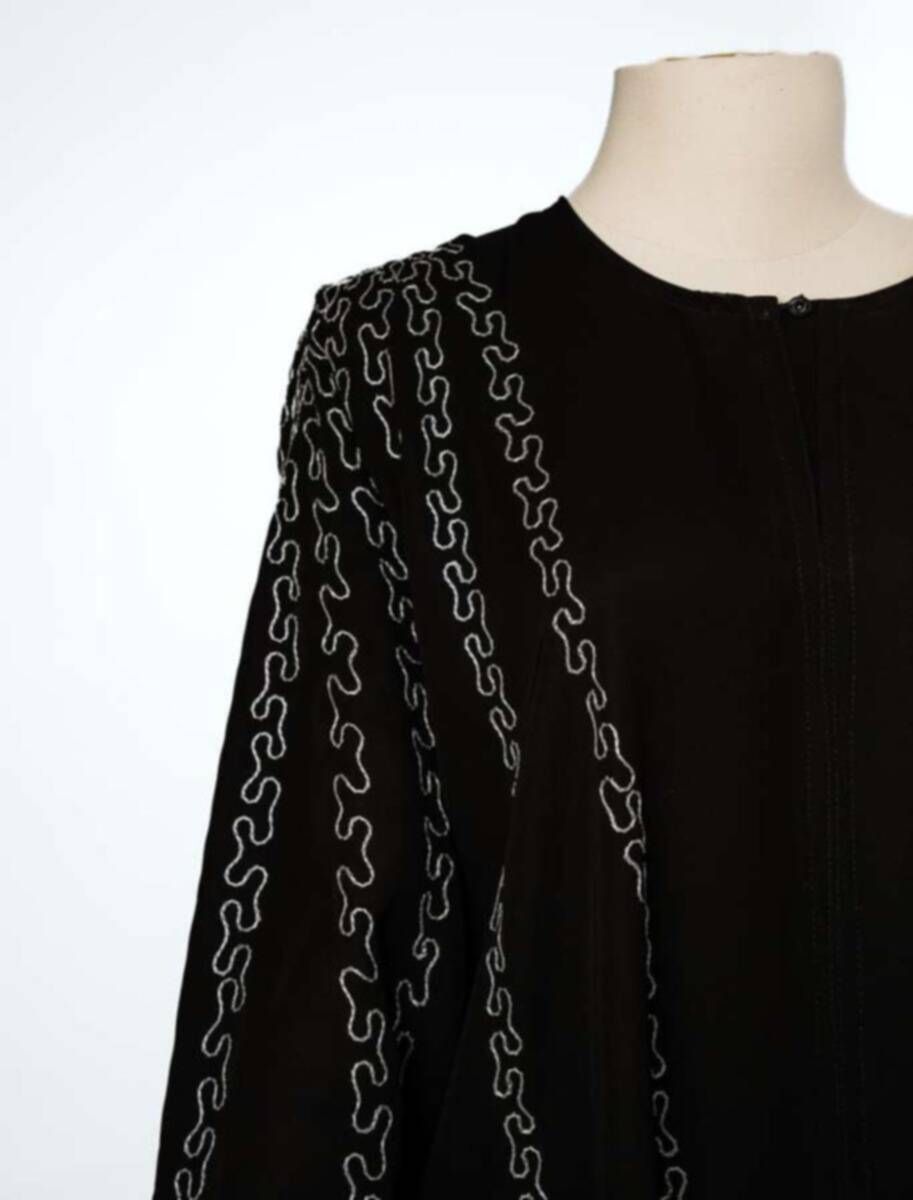 عبايه سوداء خليجي 