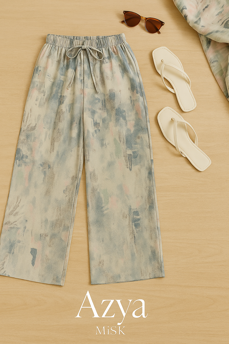 بنطلون وايد ليج